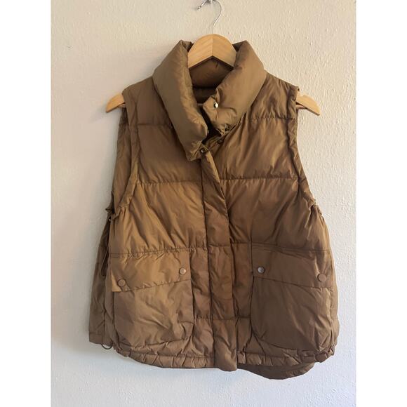 & Other Stories Jackets & Blazers - No label brown puffer vest size large